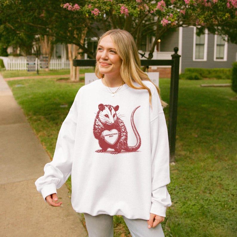 Funny Valentine Absolutely Not Opossum Meme T-Shirt / Sweatshirt / Hoodie