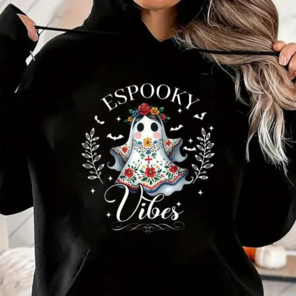 Mexican Halloween Espooky Vibes Mexican Boo Ghost T-Shirt / Sweatshirt / Hoodie