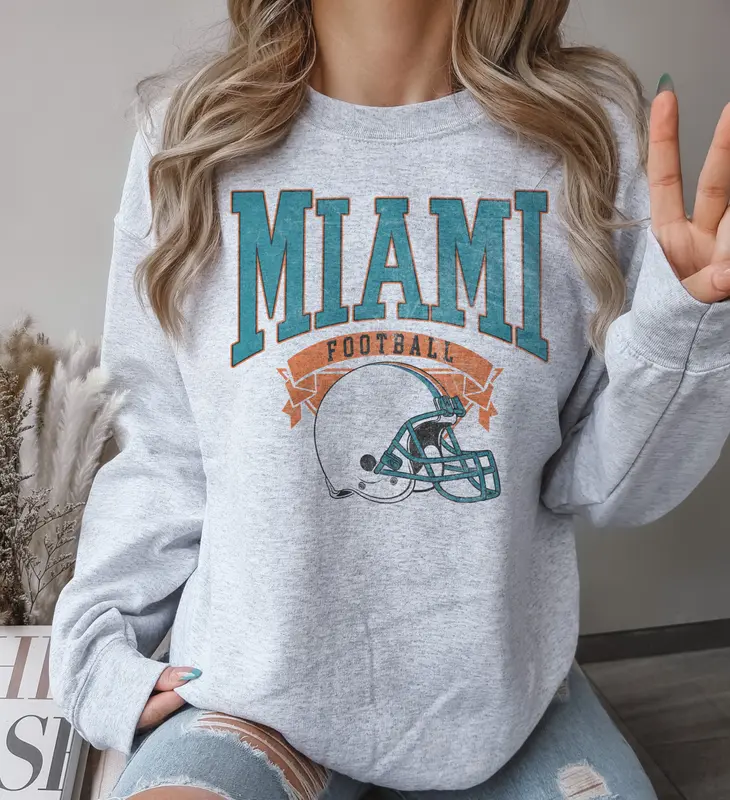 Vintage Football Hometown Pullover City Football Retro T-Shirt / Sweatshirt / Hoodie