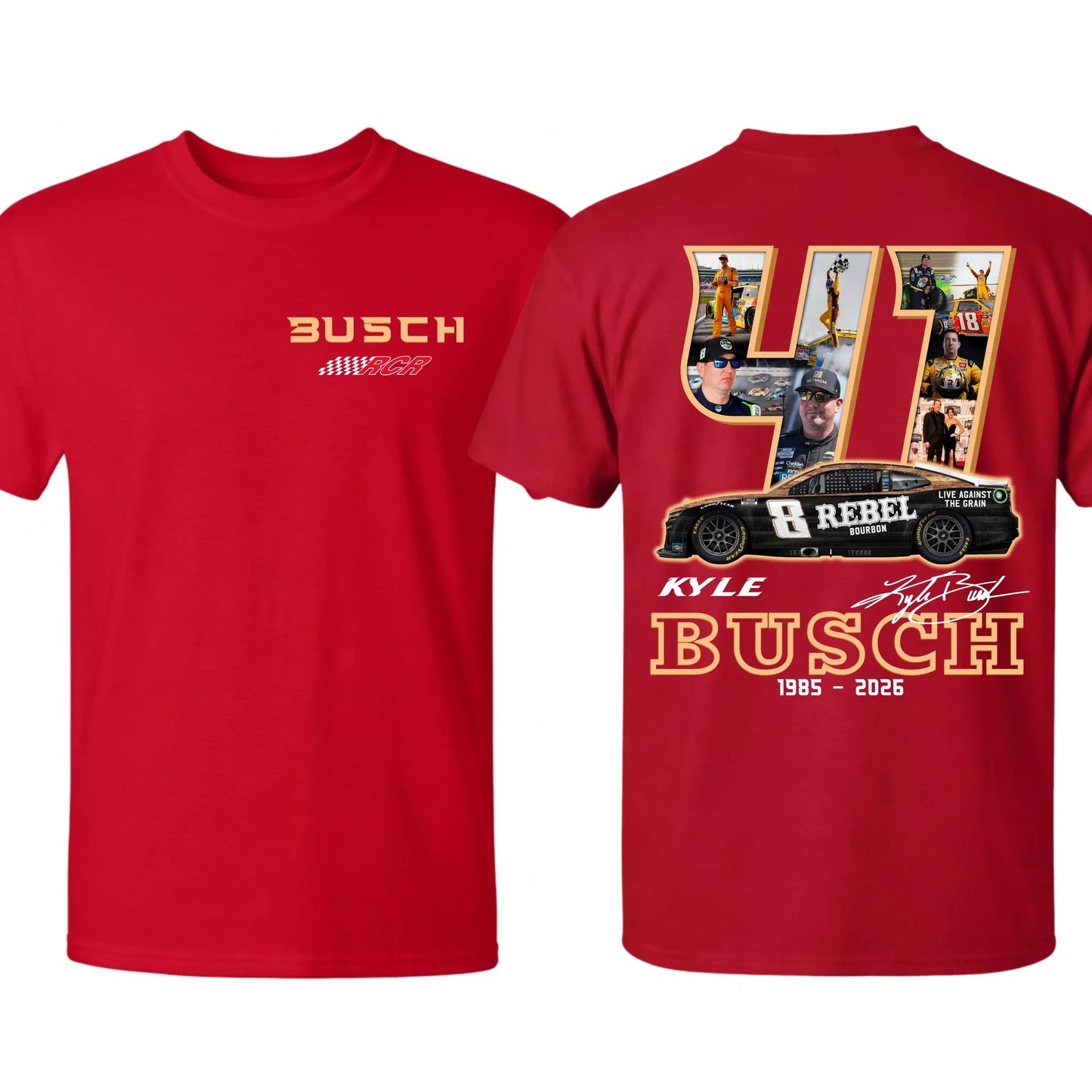 41 Ver 2 Tribute NASCAR Legend Memorial T-Shirt / Sweatshirt / Hoodie