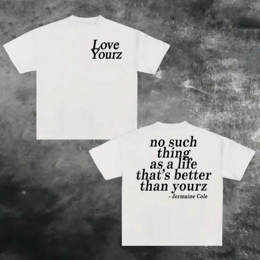 J Cole Dreamville Love Yourz Inspirational Lyrics Minimalist Graphic T-Shirt / Sweatshirt / Hoodie