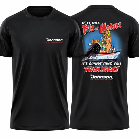 If It Has Tits Or Motors Vintage Boating Graphic T-Shirt / Sweatshirt / Hoodie
