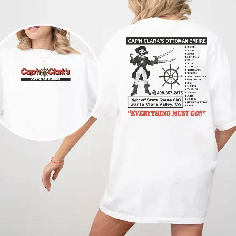 Retro Cap’n Clark’s Ottoman Empire Furniture Store Graphic Backrooms Horror Movie T-Shirt / Sweatshirt / Hoodie