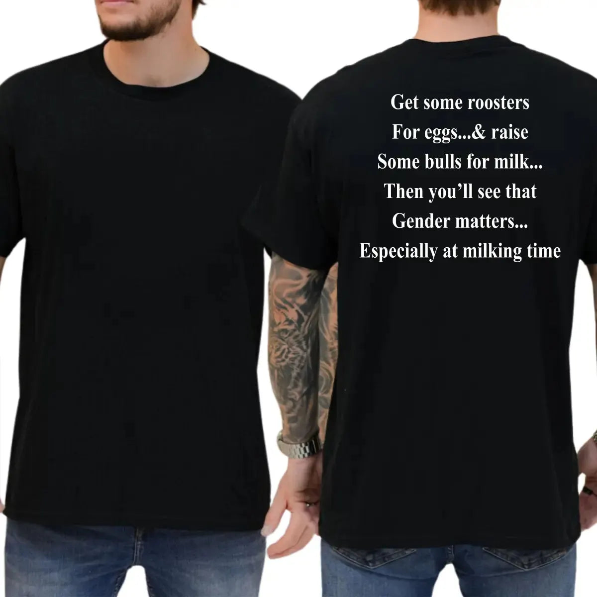 Get Roosters And Bull To See Gender T-Shirt / Sweatshirt / Hoodie