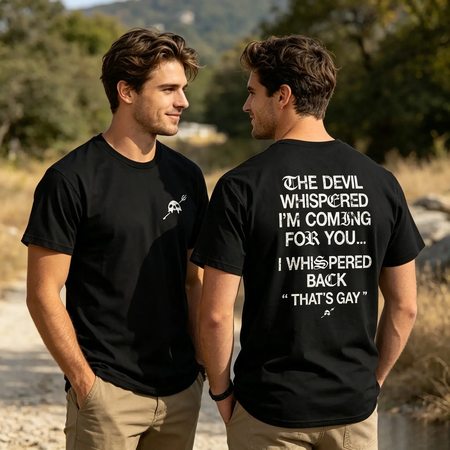 The Devil Whispered I'm Coming For You T-Shirt / Sweatshirt / Hoodie