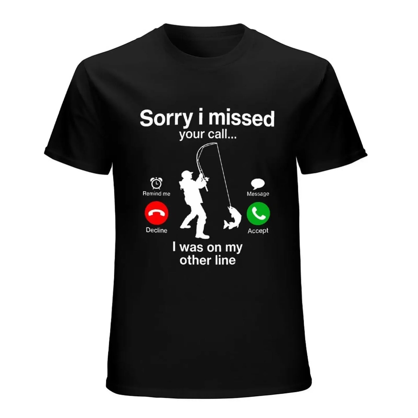 Fishing Phone Call With Fishing Line T-Shirt / Sweatshirt / Hoodie