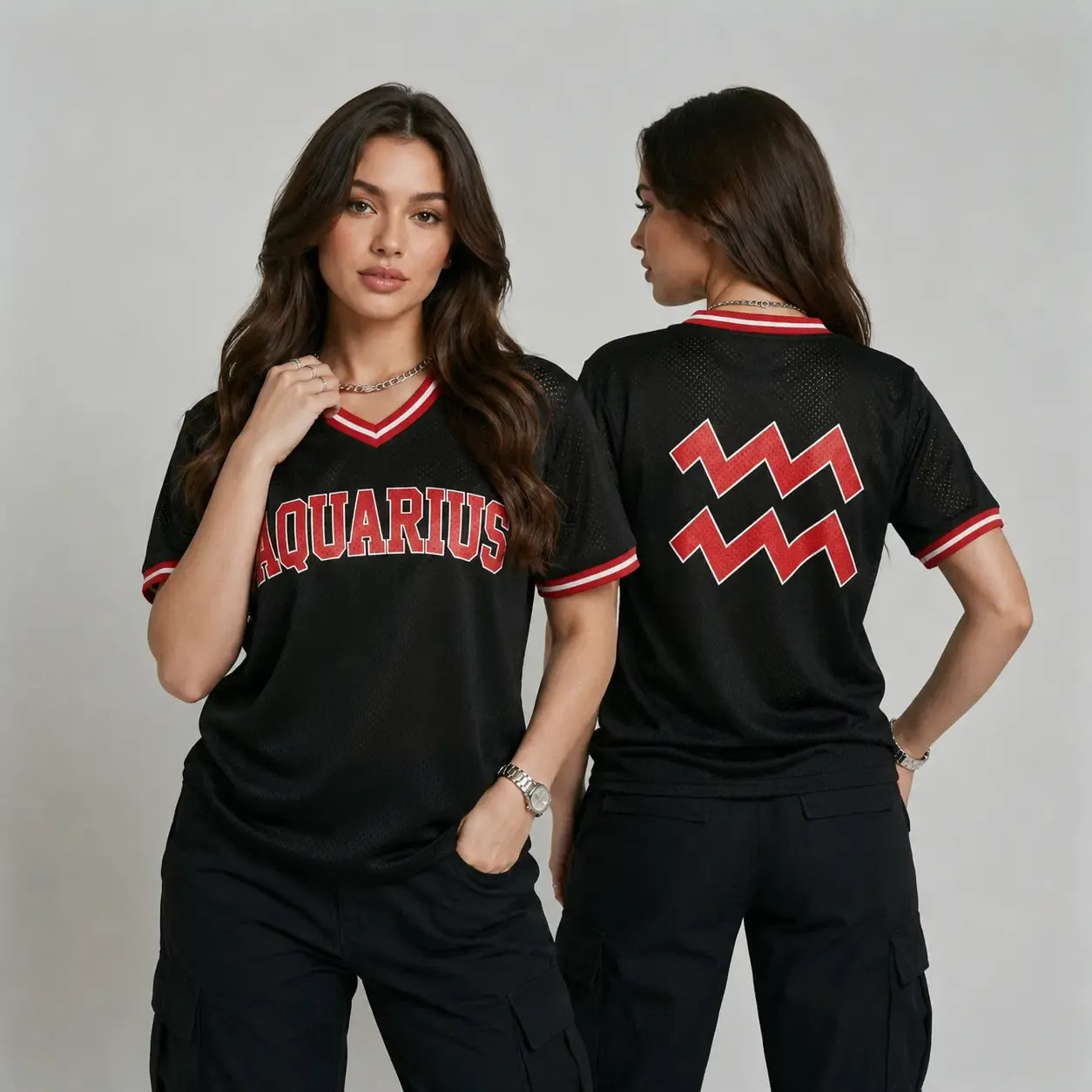 Astrology Front & Back Summer Design Breathable Athletic Jersey