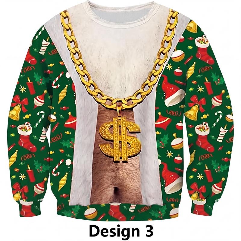 Funny Fake Muscle Sexy Body Ugly Christmas Novelty Costume Top