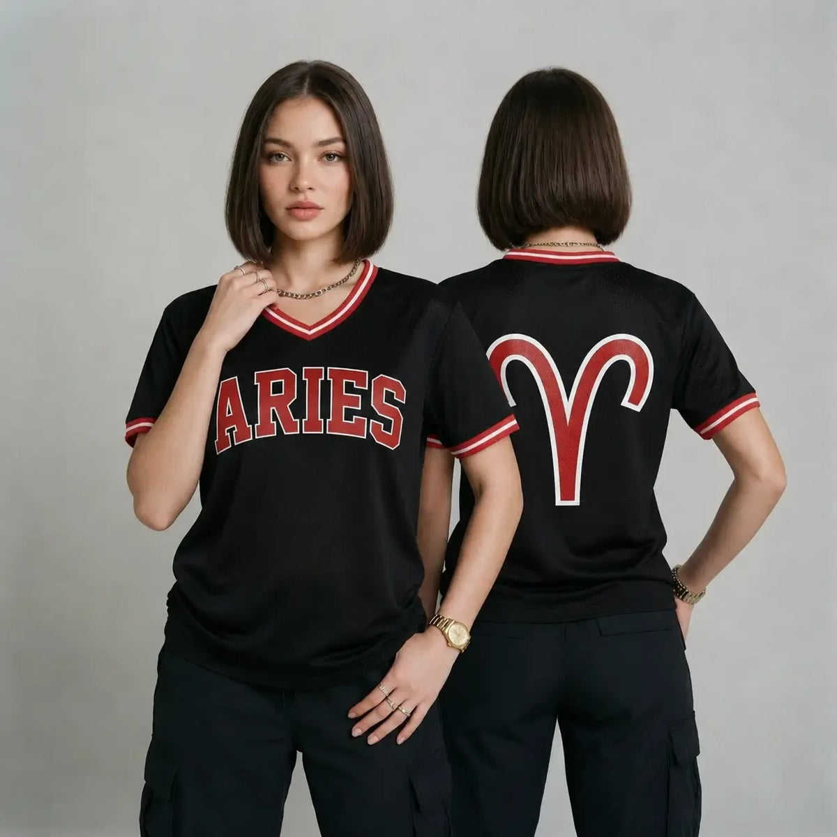 Astrology Front & Back Summer Design Breathable Athletic Jersey