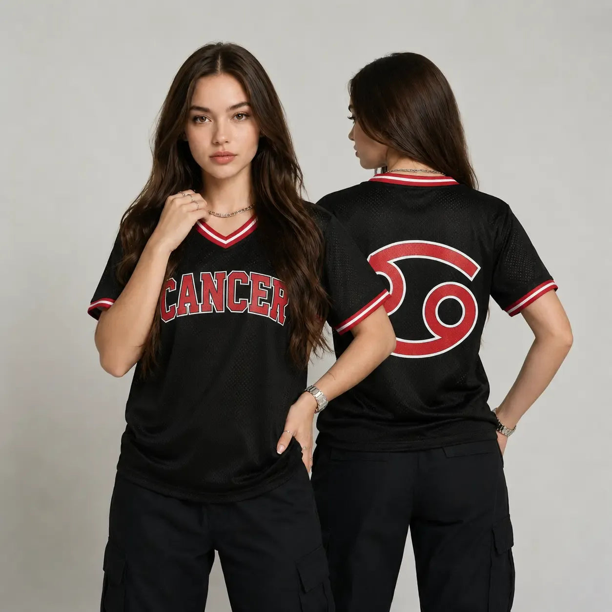Astrology Front & Back Summer Design Breathable Athletic Jersey