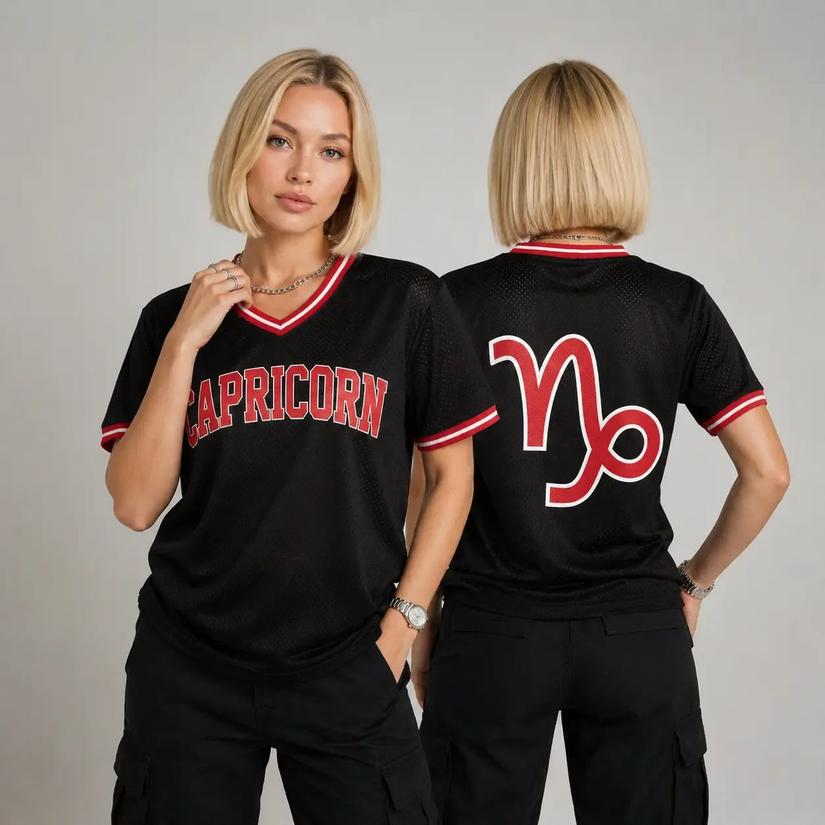 Astrology Front & Back Summer Design Breathable Athletic Jersey