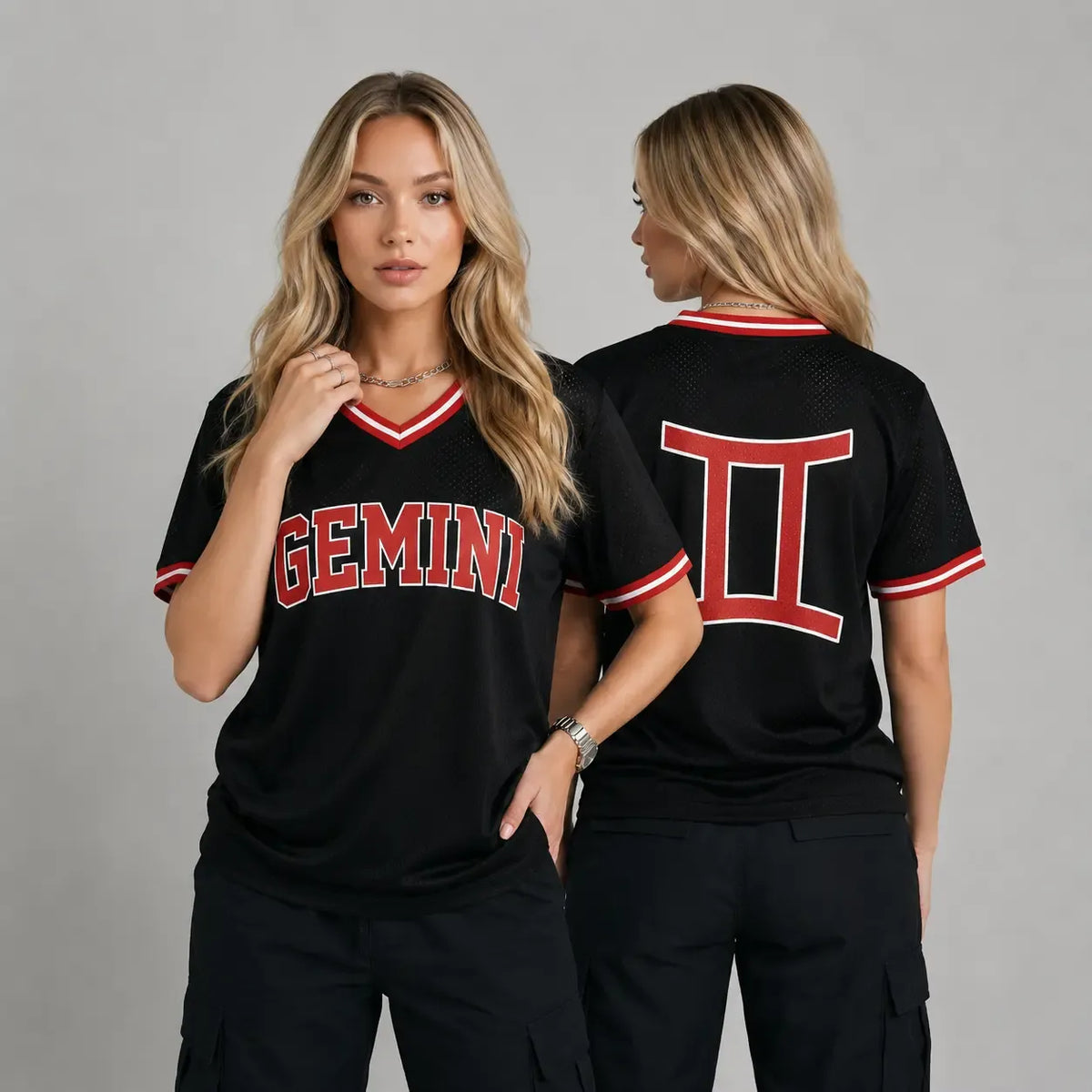 Astrology Front & Back Summer Design Breathable Athletic Jersey