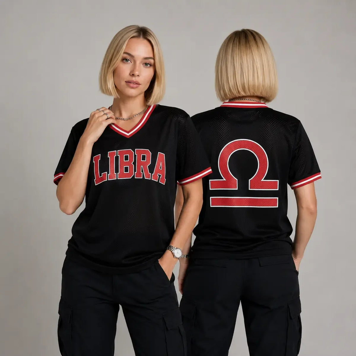 Astrology Front & Back Summer Design Breathable Athletic Jersey