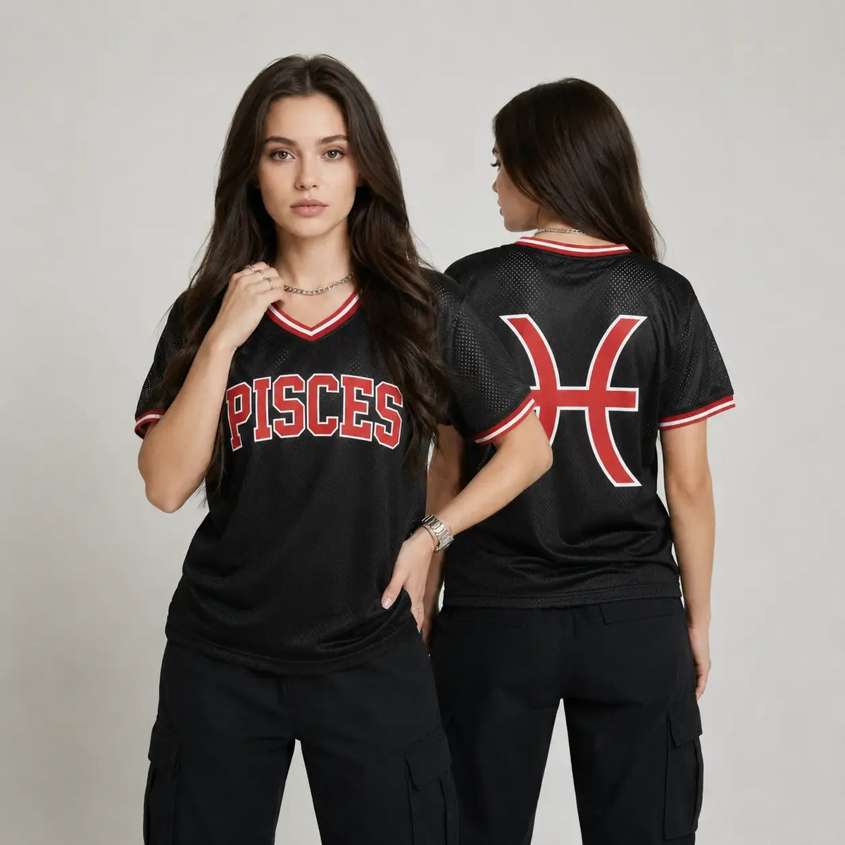 Astrology Front & Back Summer Design Breathable Athletic Jersey