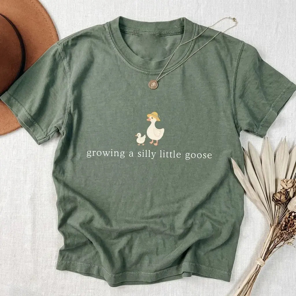 Growing a Silly Little Goose Cute Pregnancy Announcement T-Shirt / Sweatshirt / Hoodie