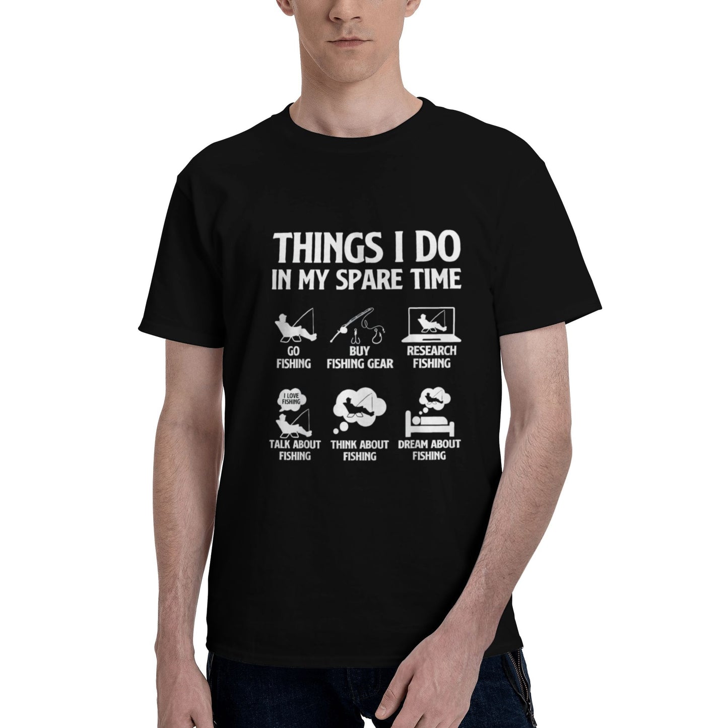 Things I Do In My Spare Time Men Bass Fishing T-Shirt / Sweatshirt / Hoodie