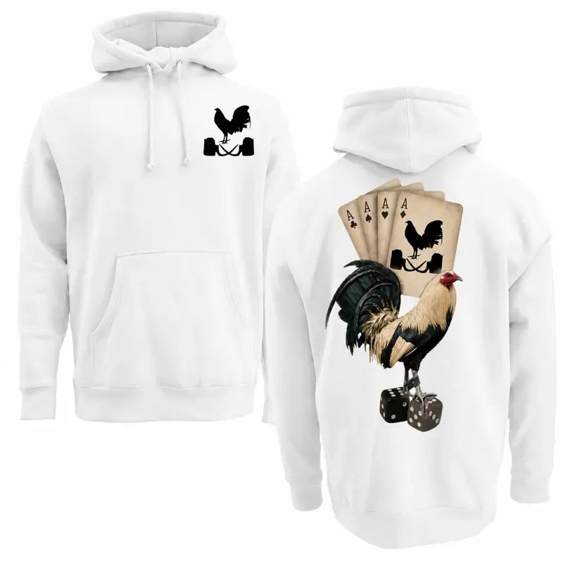 Gamefowl Rooster Ace Cards and Dice T-Shirt / Sweatshirt / Hoodie