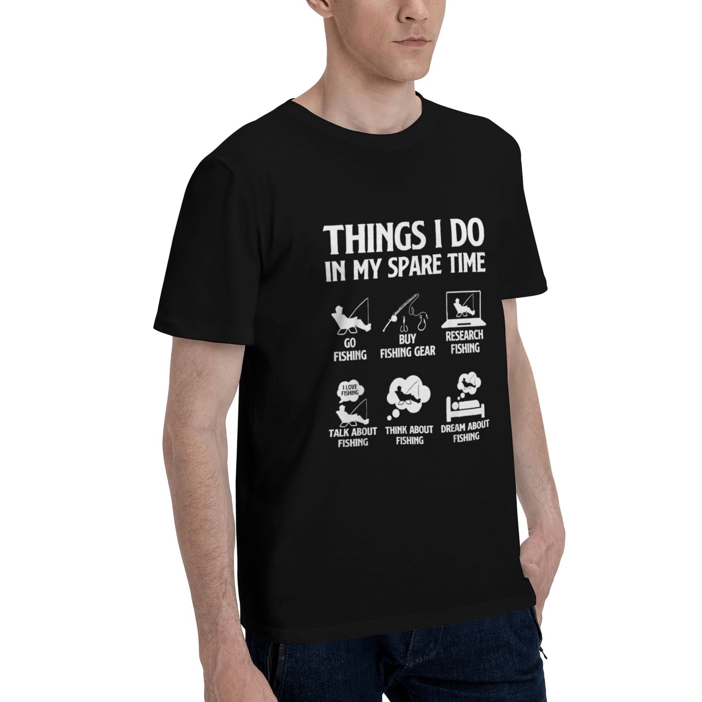 Things I Do In My Spare Time Men Bass Fishing T-Shirt / Sweatshirt / Hoodie