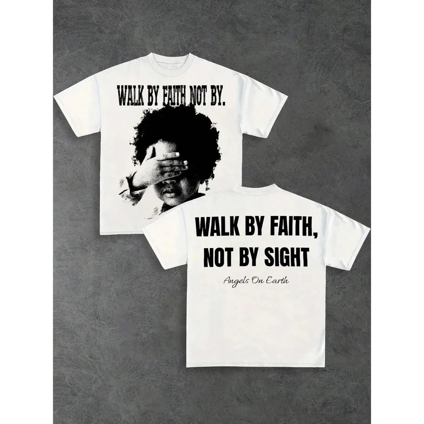 Bible Verse & Child Portrait Print T-Shirt / Sweatshirt / Hoodie