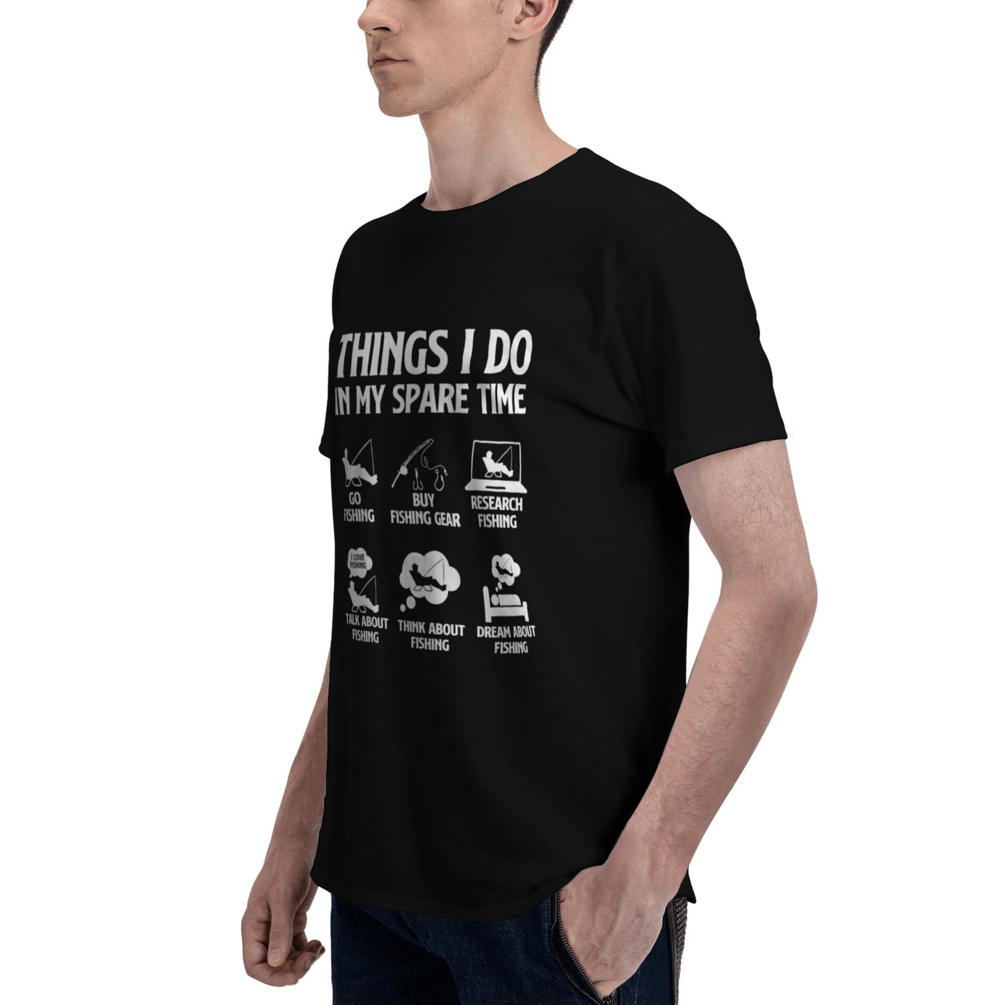 Things I Do In My Spare Time Men Bass Fishing T-Shirt / Sweatshirt / Hoodie