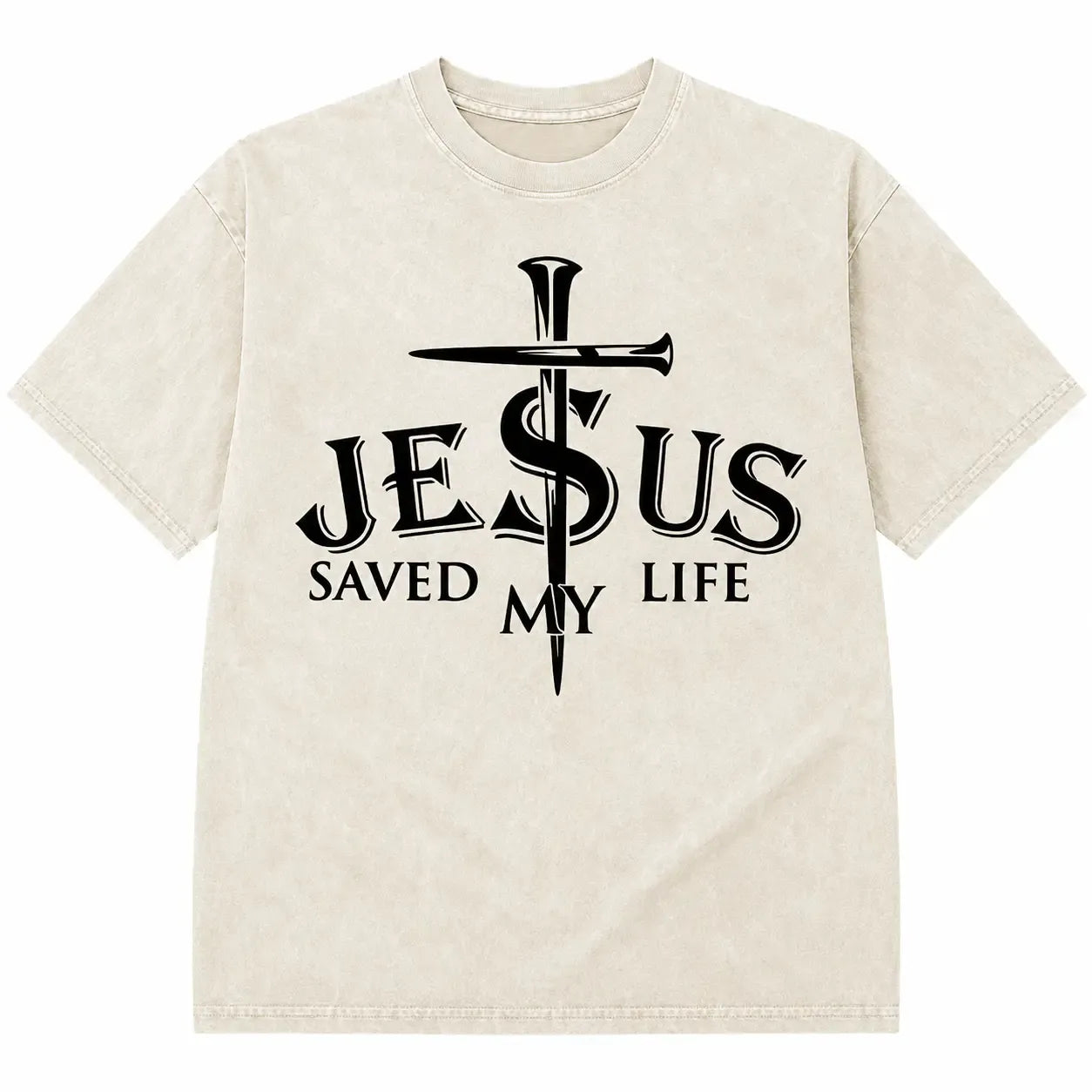 Jesus Saved My Life Christian Cross Graphic T-Shirt / Sweatshirt / Hoodie