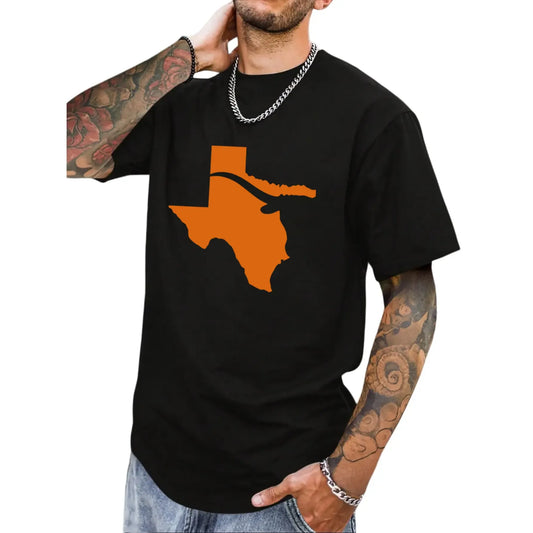 Texas State Map Graphic Casual Streetwear Gifts For Texas Lovers