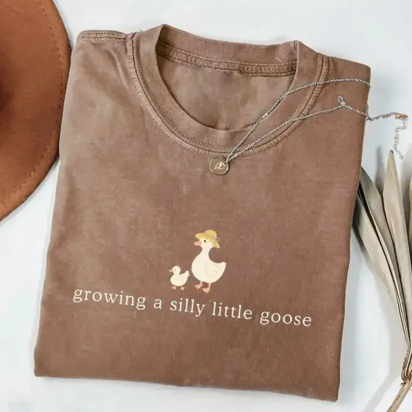 Growing a Silly Little Goose Cute Pregnancy Announcement T-Shirt / Sweatshirt / Hoodie