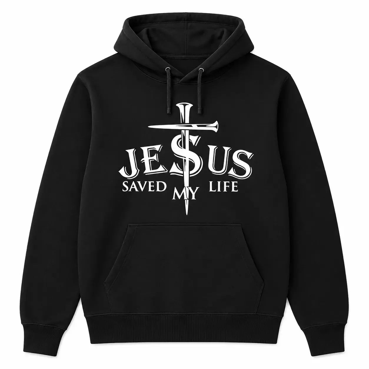Jesus Saved My Life Christian Cross Graphic T-Shirt / Sweatshirt / Hoodie