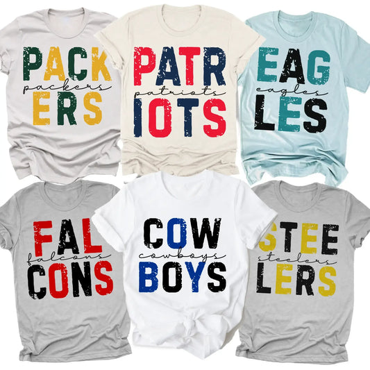 Football Team Graphic Vintage Sports Fan T-Shirt / Sweatshirt / Hoodie