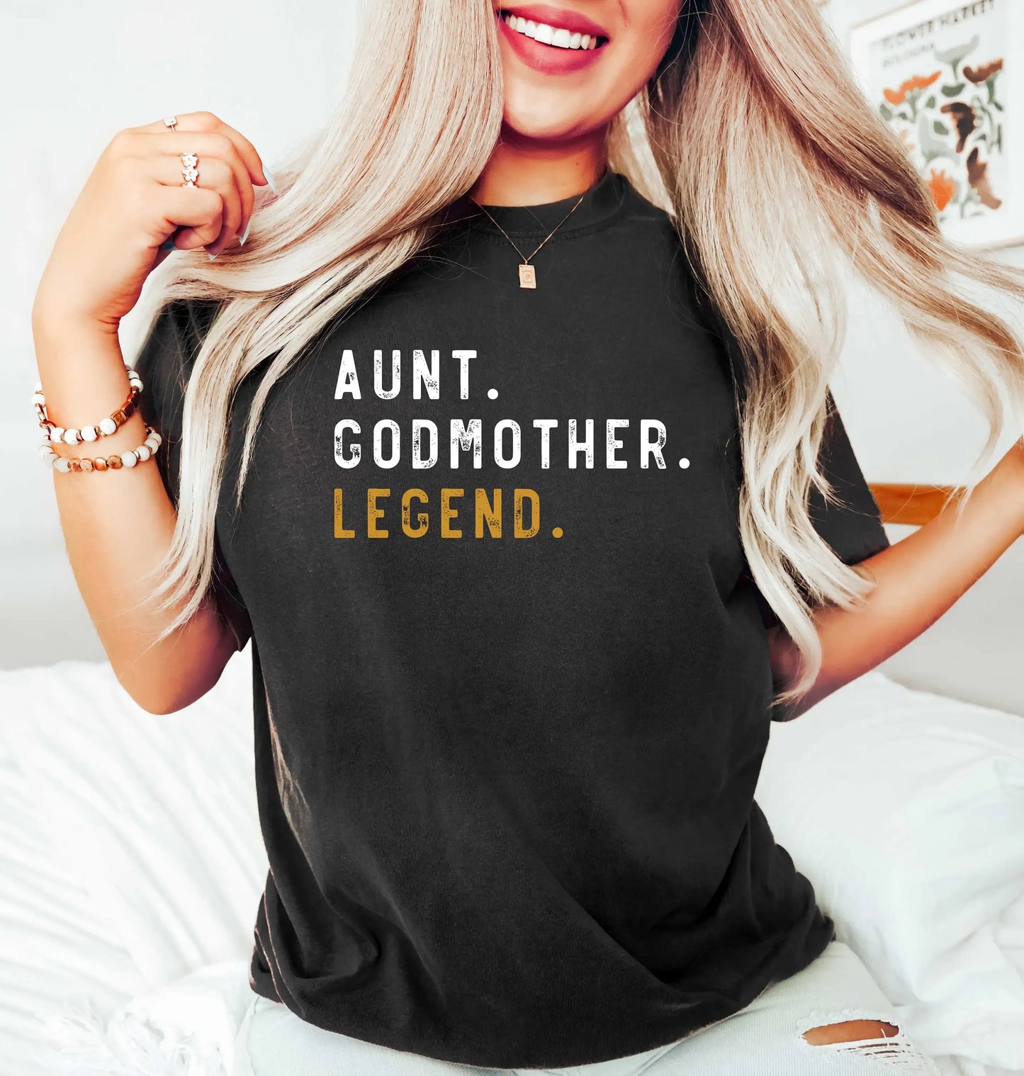 Aunt Godmother Legend Funny Godparent Gift T-Shirt / Sweatshirt / Hoodie