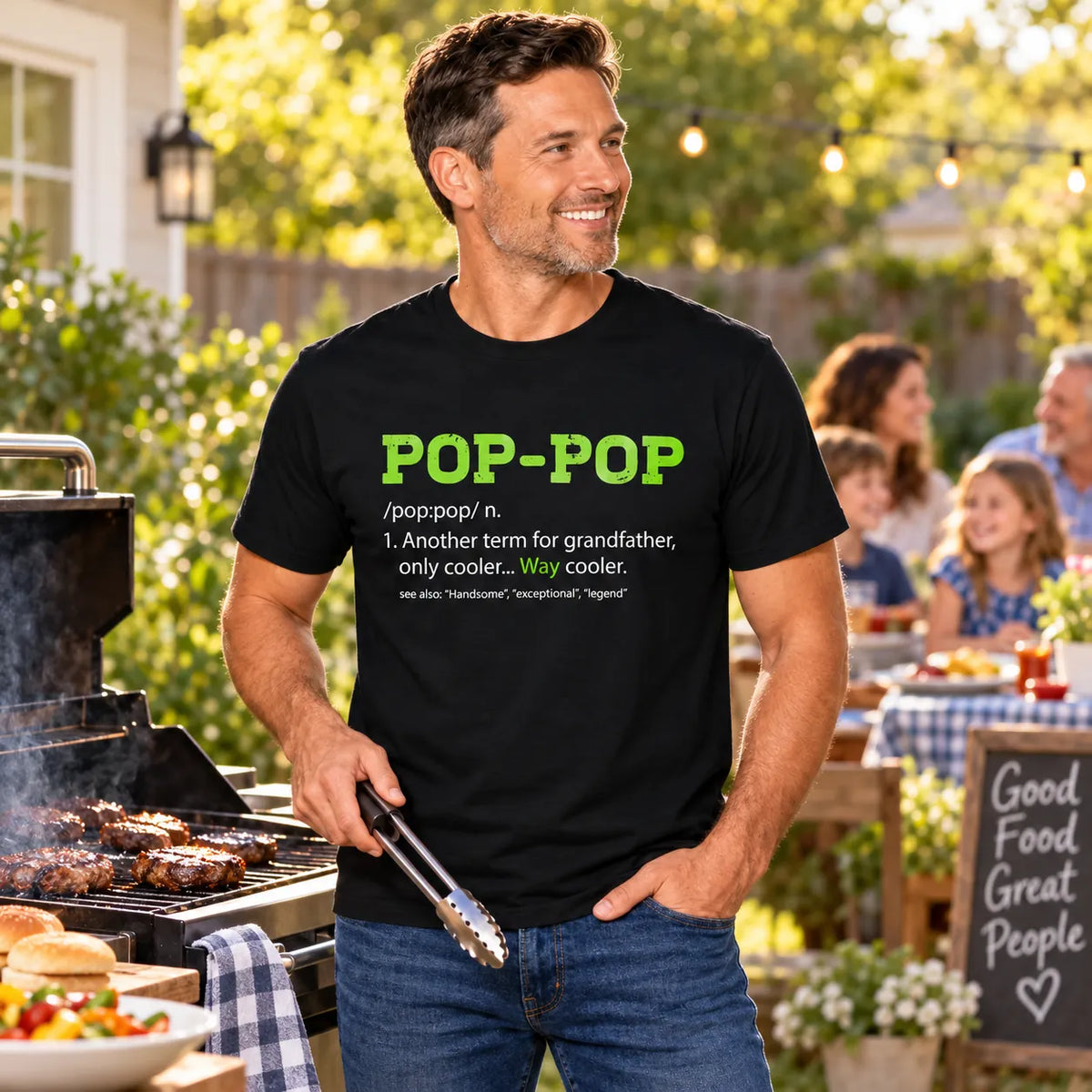 Pop-Pop Definition Cool Grandpa Dad Gift T-Shirt / Sweatshirt / Hoodie