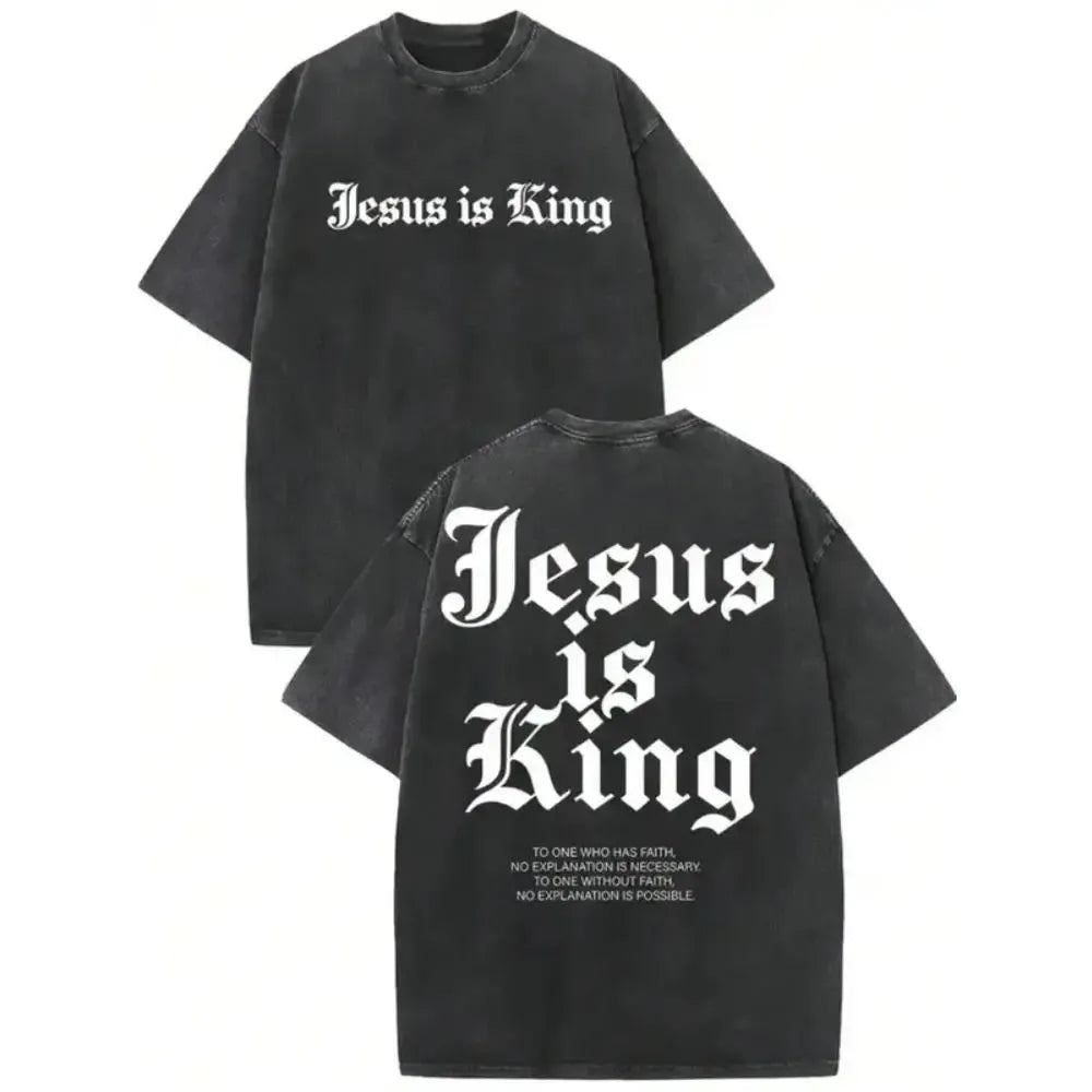 Jesus Is King Retro Christian Faith T-Shirt / Sweatshirt / Hoodie