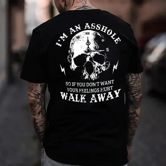 If You Dont Want Feelings Hurt Walk Away Skull Warning Graphic T-Shirt / Sweatshirt / Hoodie