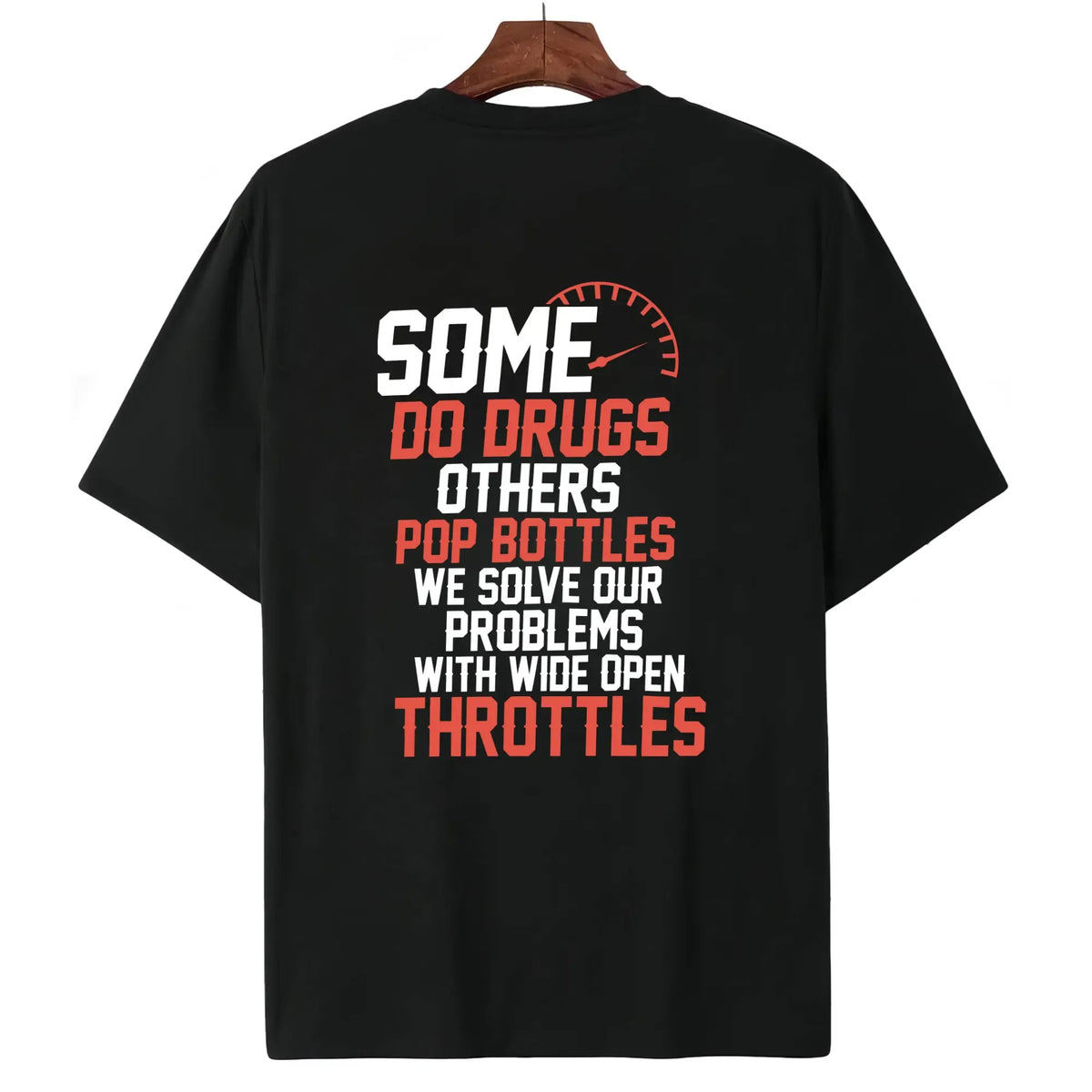 Wide Open Throttles Funny Biker Quote Graphic  Motorsports Racing Gift T-Shirt / Sweatshirt / Hoodie