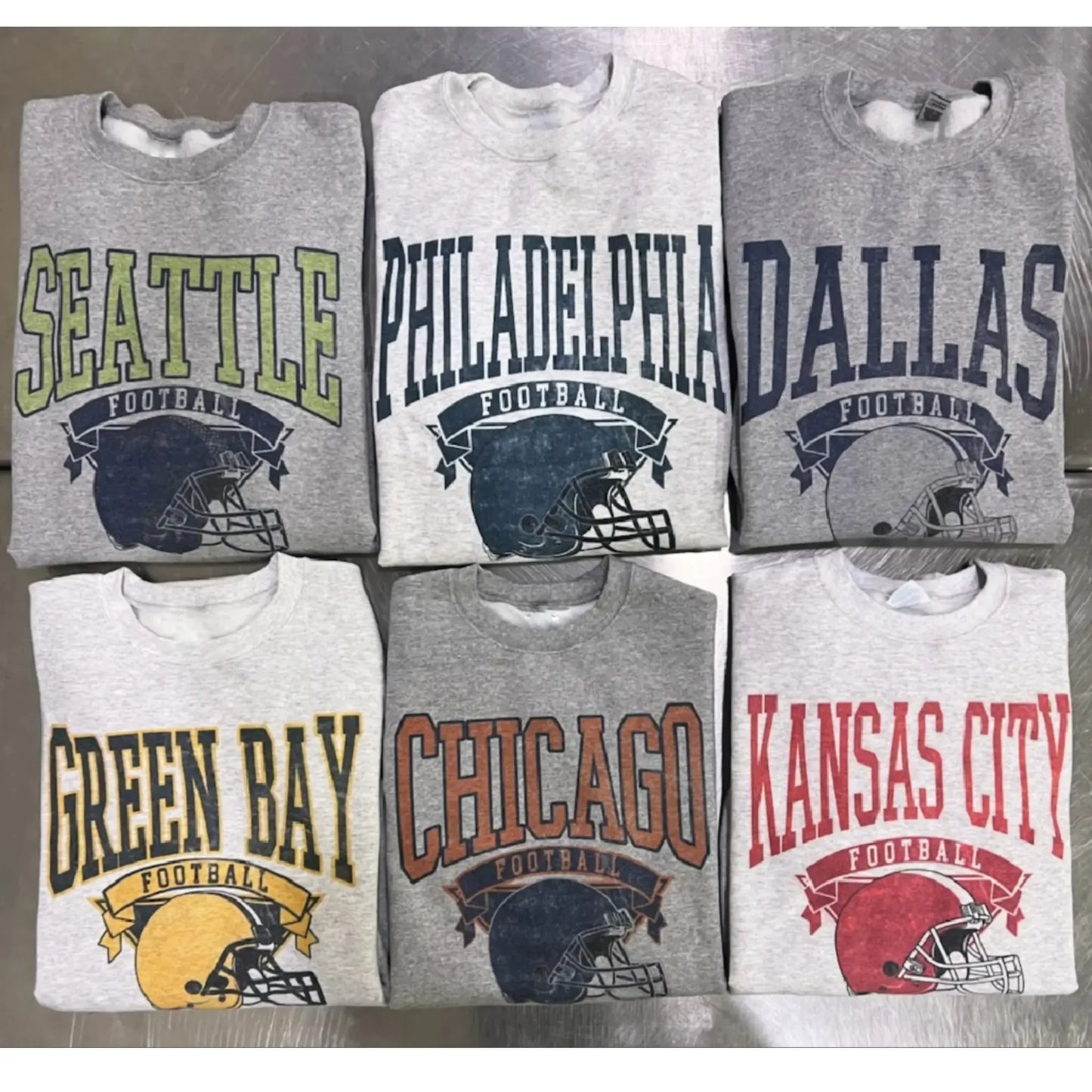 Vintage Football Hometown City T-Shirt / Sweatshirt / Hoodie