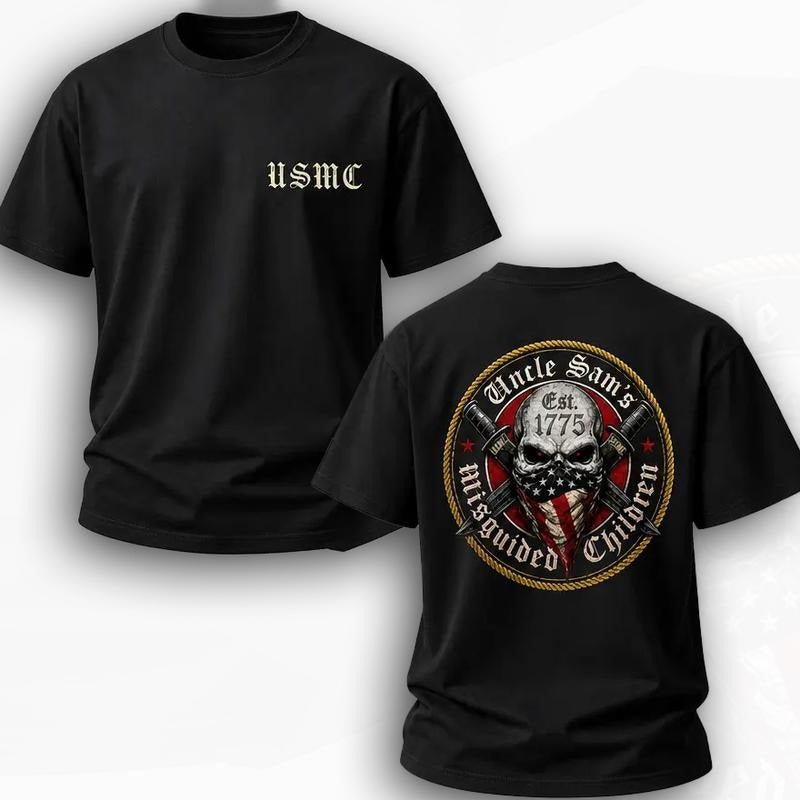 Uncle Sam's Misguided Children Tactical 1775 Skull Flag T-Shirt / Sweatshirt / Hoodie