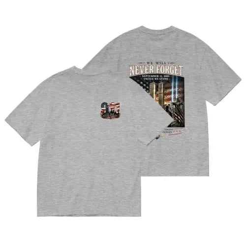 9/11 Memorial Twin Towers Graphic American Flag Eagle First Responder Patriot T-Shirt / Sweatshirt / Hoodie