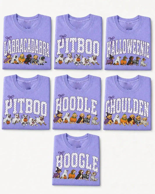 40+ Dog Breeds Halloween Funny T-Shirt / Sweatshirt / Hoodie