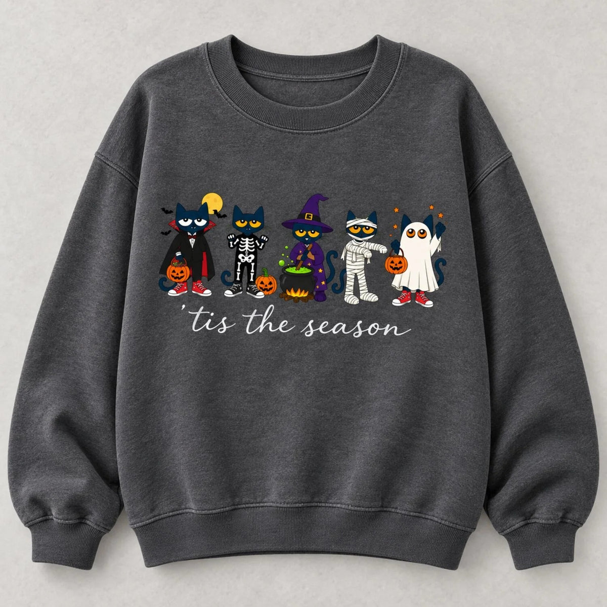 Cat Halloween Teacher Cute Gift T-Shirt / Sweatshirt / Hoodie