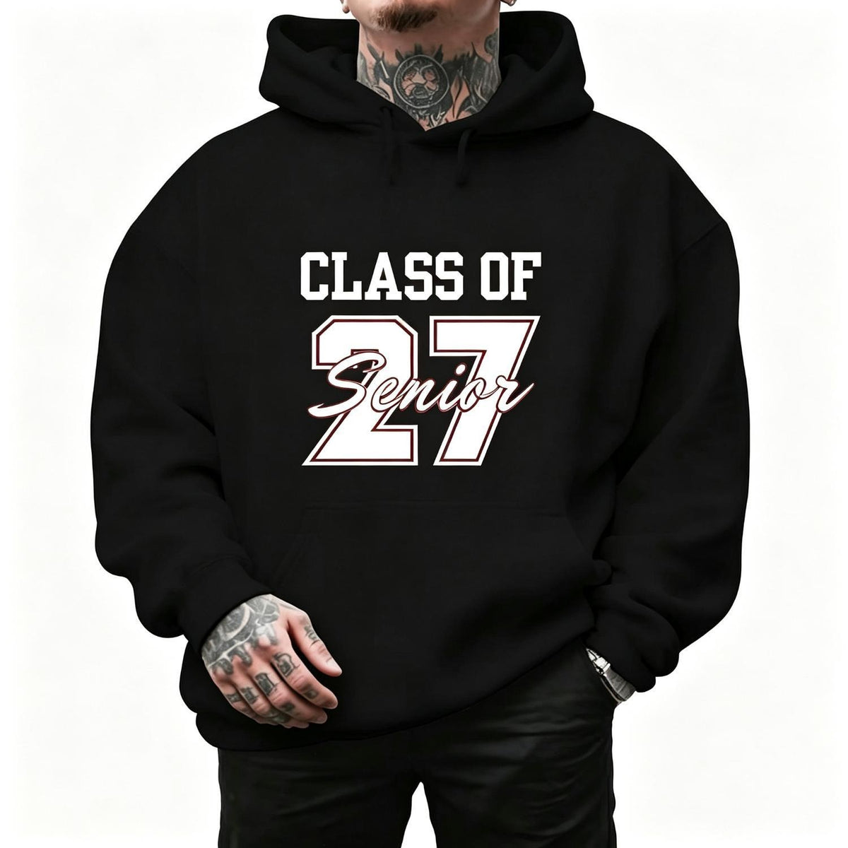 Class Of 27 Senior Letter Print T-Shirt / Sweatshirt / Hoodie
