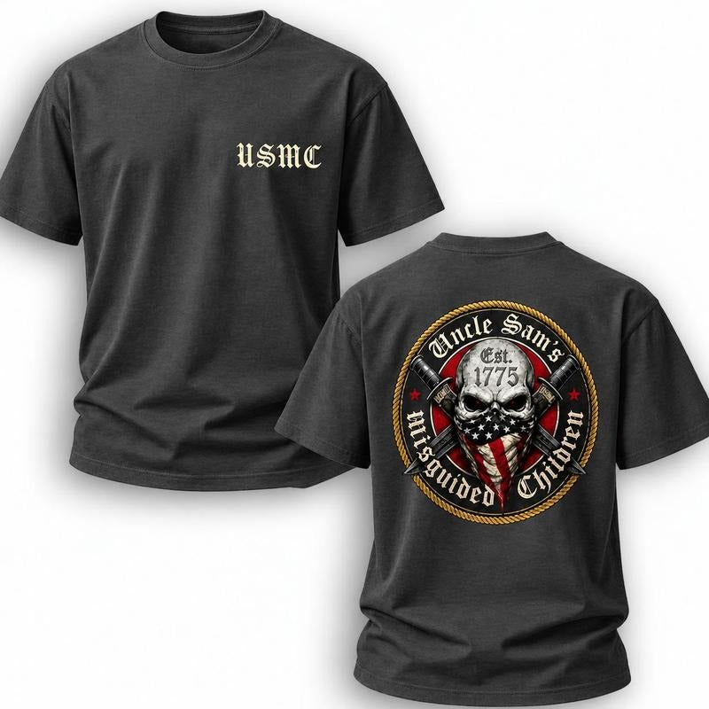 Uncle Sam's Misguided Children Tactical 1775 Skull Flag T-Shirt / Sweatshirt / Hoodie