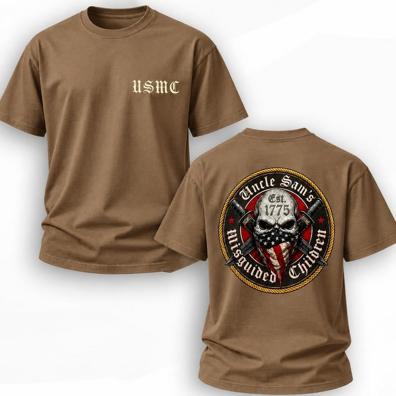 Uncle Sam's Misguided Children Tactical 1775 Skull Flag T-Shirt / Sweatshirt / Hoodie