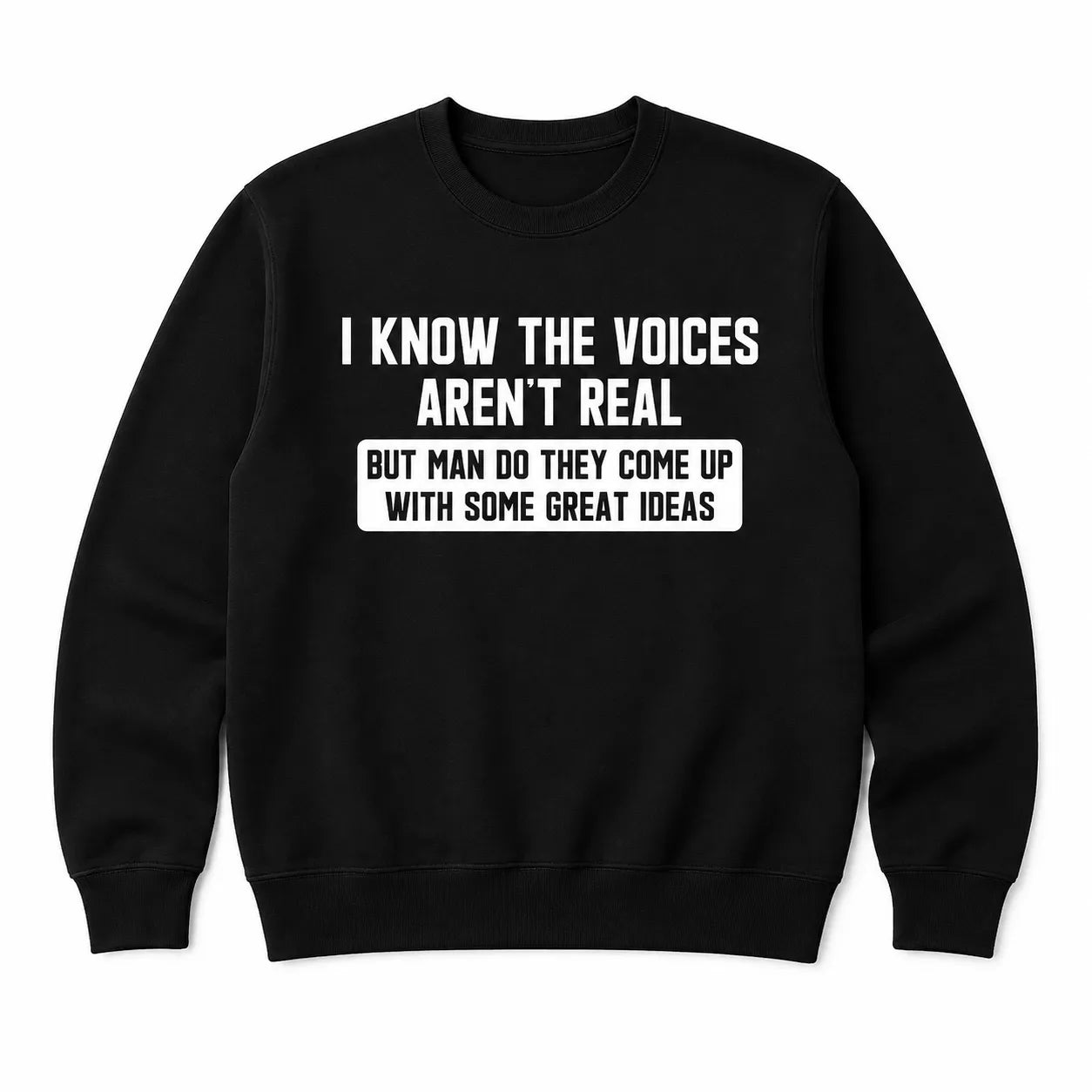 Schizophrenia Awareness I Know The Voices Aren'T Real Retro T-Shirt / Sweatshirt / Hoodie