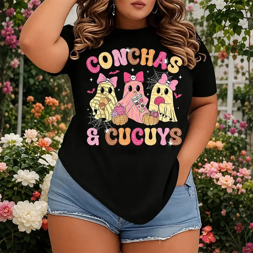 Mexican Ghost Espooky Vibes Fantasma Graphic Day Of The Dead Conchas & Cucuy T-Shirt / Sweatshirt / Hoodie