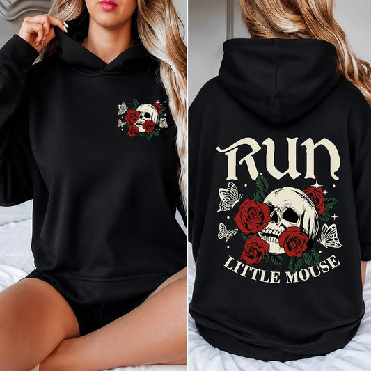 Gothic Skull Rose Dark Romance Floral Graphic T-Shirt / Sweatshirt / Hoodie