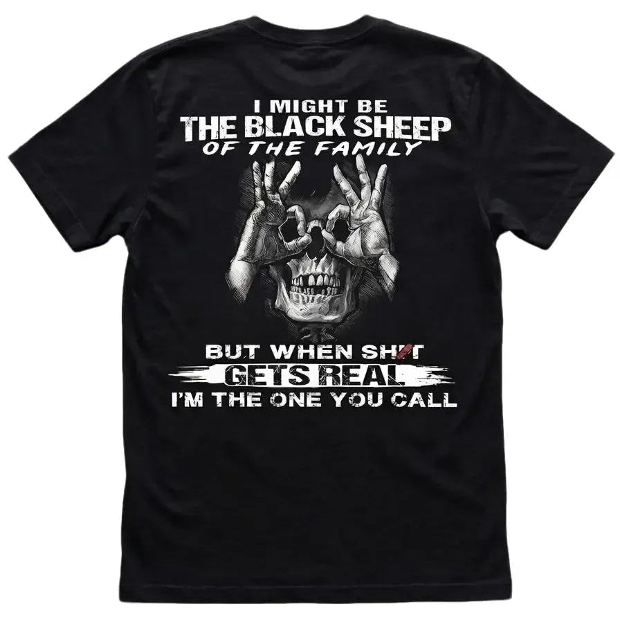 I Might Be The Black Sheep Of The Family Funny Skull Graphic T-Shirt / Sweatshirt / Hoodie