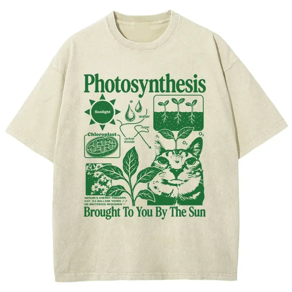 Photosynthesis Cat Funny Science Plant Lover Gift T-Shirt / Sweatshirt / Hoodie