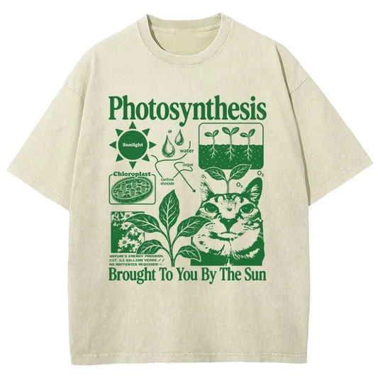 Photosynthesis Cat Funny Science Plant Lover Gift T-Shirt / Sweatshirt / Hoodie