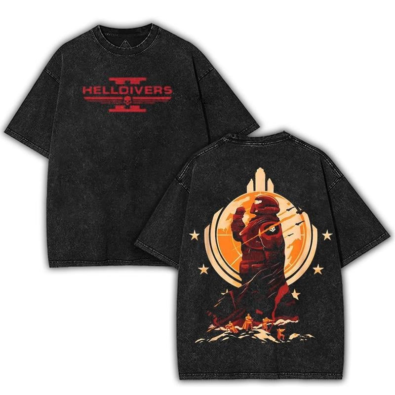 Helldivers 2 Fan-Art Unisex Oversize T-Shirt / Sweatshirt / Hoodie