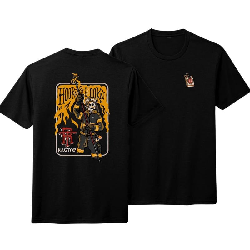 Hook & Lookn Firefighter T-Shirt / Sweatshirt / Hoodie